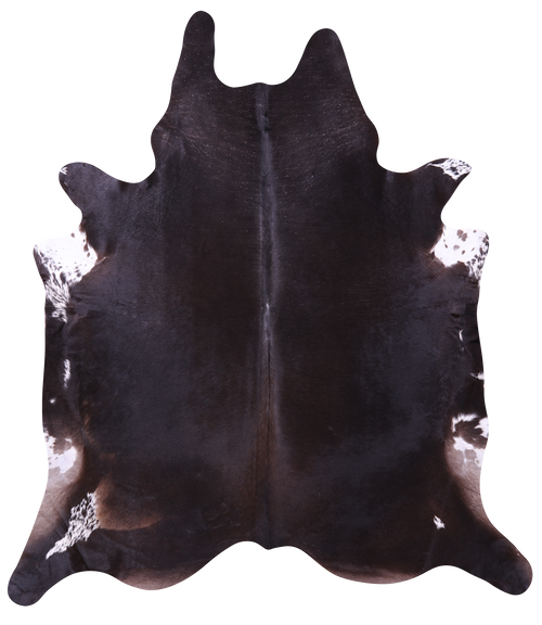 Dark Brown Natural Cowhide Rug - XX-Large 9' 1