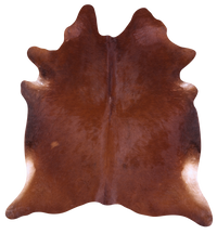 Thumbnail for Brown Natural Cowhide Rug - Large 6' 10
