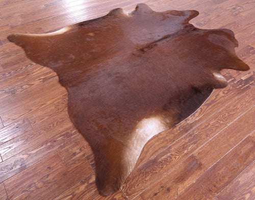 Brown Natural Cowhide Rug - Large 6' 10