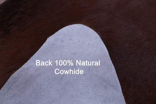 Brown Natural Cowhide Rug - Large 6' 10