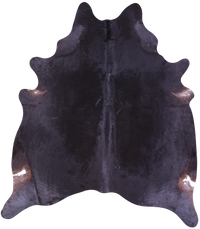 Thumbnail for Black Natural Cowhide Rug - XX-Large 8' 3