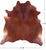 Brown Natural Cowhide Rug - X-Large 7' 2"H x 6' 10"W