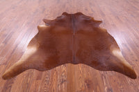 Thumbnail for Brown Natural Cowhide Rug - X-Large 7' 2