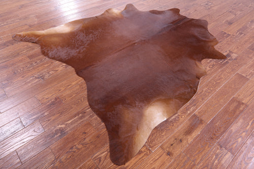 Brown Natural Cowhide Rug - X-Large 7' 2