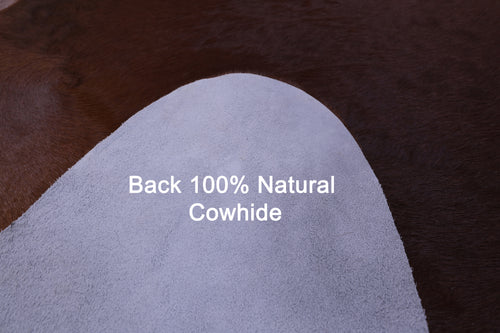Brown Natural Cowhide Rug - X-Large 7' 2