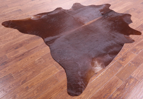 Brown Natural Cowhide Rug - XX-Large 7' 10