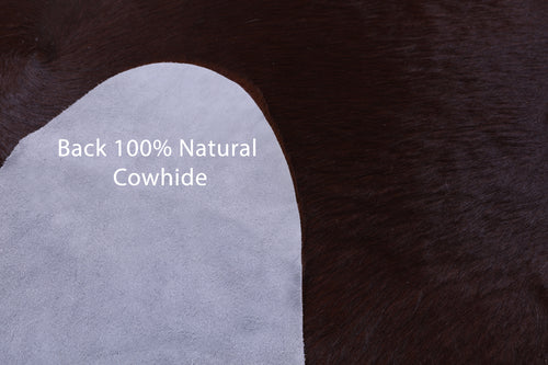 Brown Natural Cowhide Rug - XX-Large 7' 10