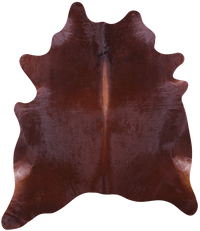 Thumbnail for Brown Natural Cowhide Rug - XX-Large 7' 10