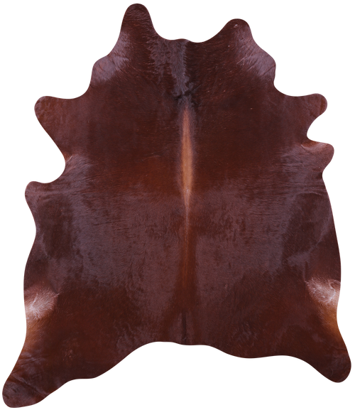 Brown Natural Cowhide Rug - XX-Large 7' 10