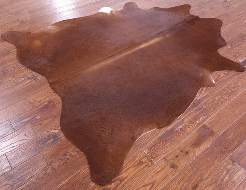 Brown Natural Cowhide Rug - X-Large 7' 6