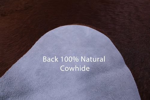Brown Natural Cowhide Rug - X-Large 7' 6