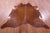 Brown Natural Cowhide Rug - X-Large 7' 2"H x 6' 7"W