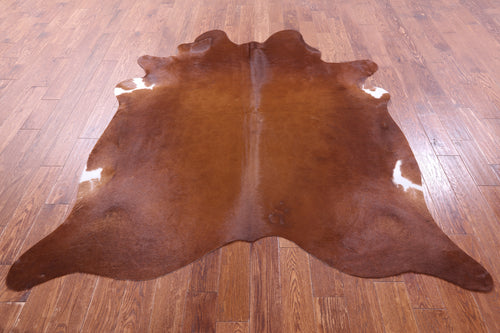 Brown Natural Cowhide Rug - X-Large 7' 2