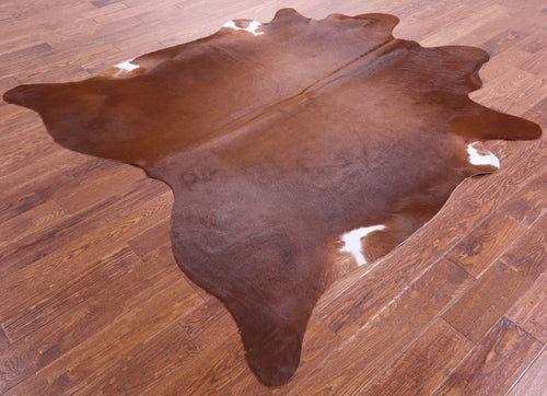 Brown Natural Cowhide Rug - X-Large 7' 2