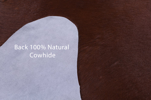 Brown Natural Cowhide Rug - X-Large 7' 2
