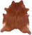 Brown Natural Cowhide Rug - XX-Large 8' 2"H x 7' 7"W