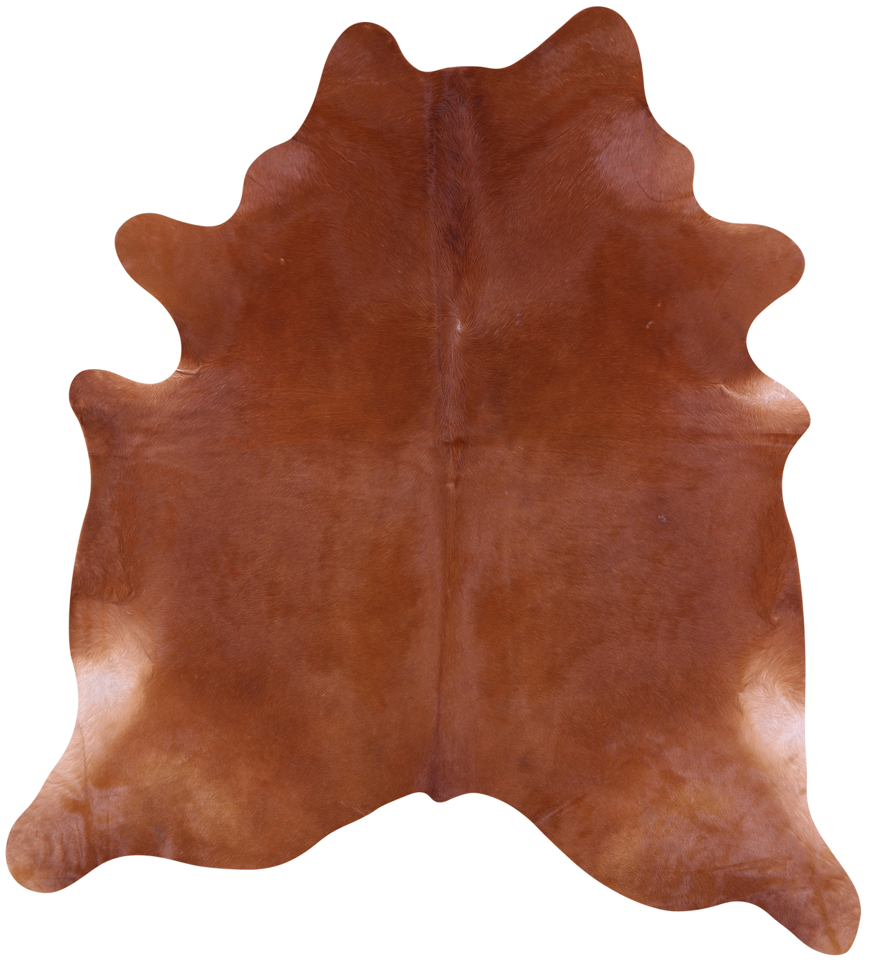 Brown Natural Cowhide Rug - XX-Large 8' 2"H x 7' 7"W