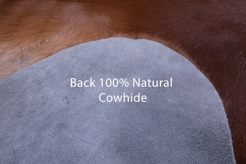Brown Natural Cowhide Rug - XX-Large 8' 2