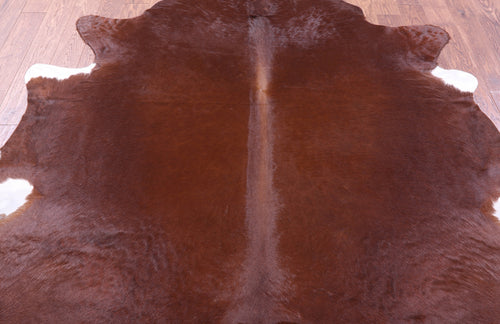 Brown Natural Cowhide Rug - X-Large 7' 2