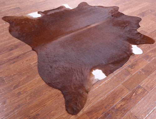 Brown Natural Cowhide Rug - X-Large 7' 2