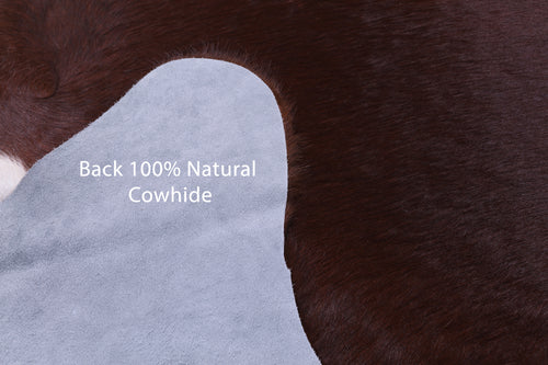 Brown Natural Cowhide Rug - X-Large 7' 2