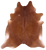 Brown Natural Cowhide Rug - XX-Large 8' 6"H x 7' 5"W