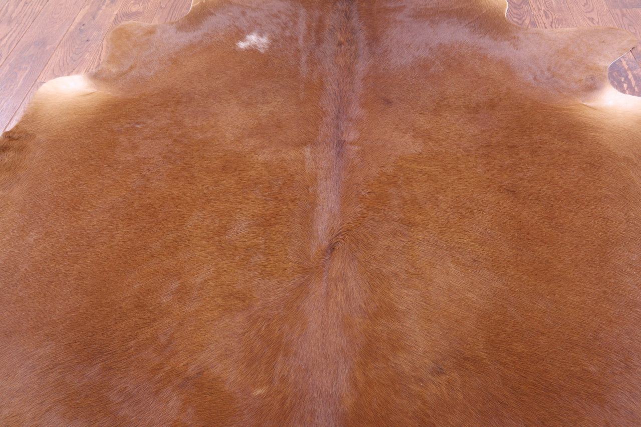 Brown Natural Cowhide Rug - XX-Large 8' 6"H x 7' 5"W