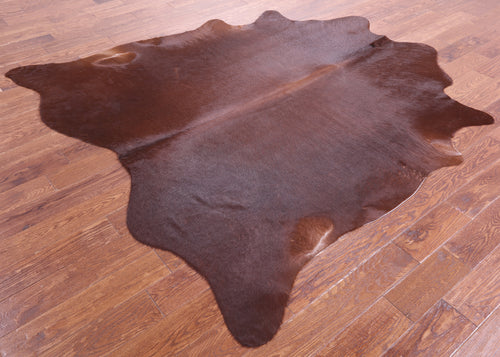 Brown Natural Cowhide Rug - X-Large 7' 2