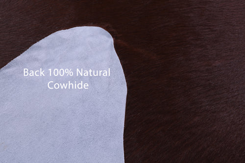 Brown Natural Cowhide Rug - X-Large 7' 2