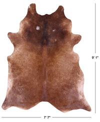 Thumbnail for Brown Natural Cowhide Rug - XX-Large 9' 1