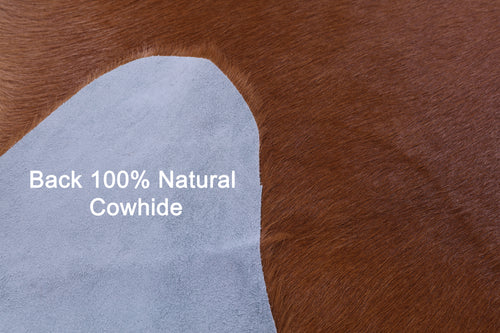 Brown Natural Cowhide Rug - XX-Large 8' 5