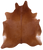 Brown Natural Cowhide Rug - XX-Large 8' 5"H x 7' 1"W
