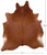Brown Natural Cowhide Rug - XX-Large 8' 5"H x 7' 1"W