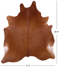 Thumbnail for Brown Natural Cowhide Rug - XX-Large 8' 5