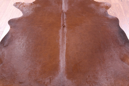 Brown Natural Cowhide Rug - XX-Large 8' 3