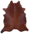 Brown Natural Cowhide Rug - XX-Large 8' 3"H x 7' 2"W