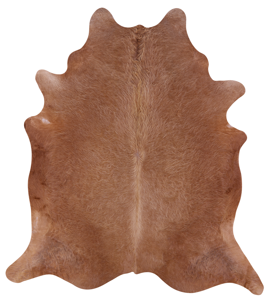Brown Natural Cowhide Rug - XX-Large 8' 4"H x 7' 7"W