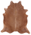 Brown Natural Cowhide Rug - XX-Large 8' 4"H x 7' 7"W