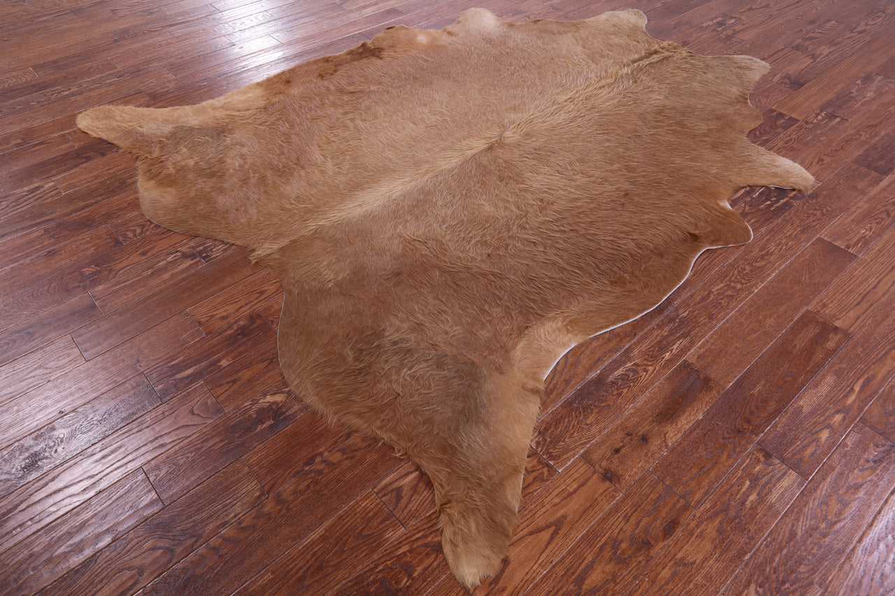 Brown Natural Cowhide Rug - XX-Large 8' 4"H x 7' 7"W