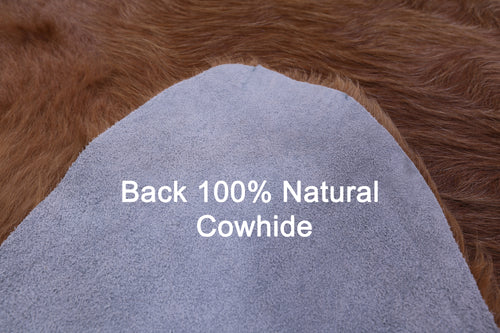Brown Natural Cowhide Rug - XX-Large 8' 4