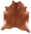 Brown Natural Cowhide Rug - XX-Large 8' 0"H x 7' 7"W