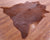 Brown Natural Cowhide Rug - X-Large 7' 2"H x 6' 10"W