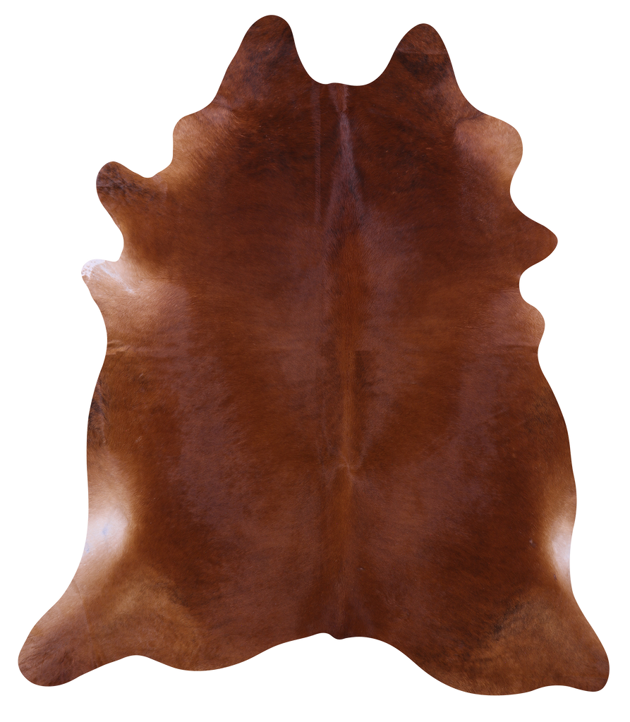 Brown Natural Cowhide Rug - XX-Large 8' 6"H x 7' 5"W