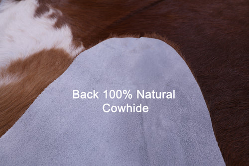 Brown Natural Cowhide Rug - XX-Large 8' 4