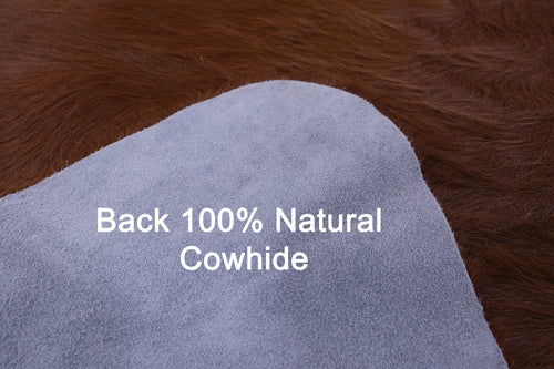 Brown Natural Cowhide Rug - XX-Large 8' 6