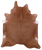 Brown Natural Cowhide Rug - XX-Large 8' 8"H x 7' 3"W