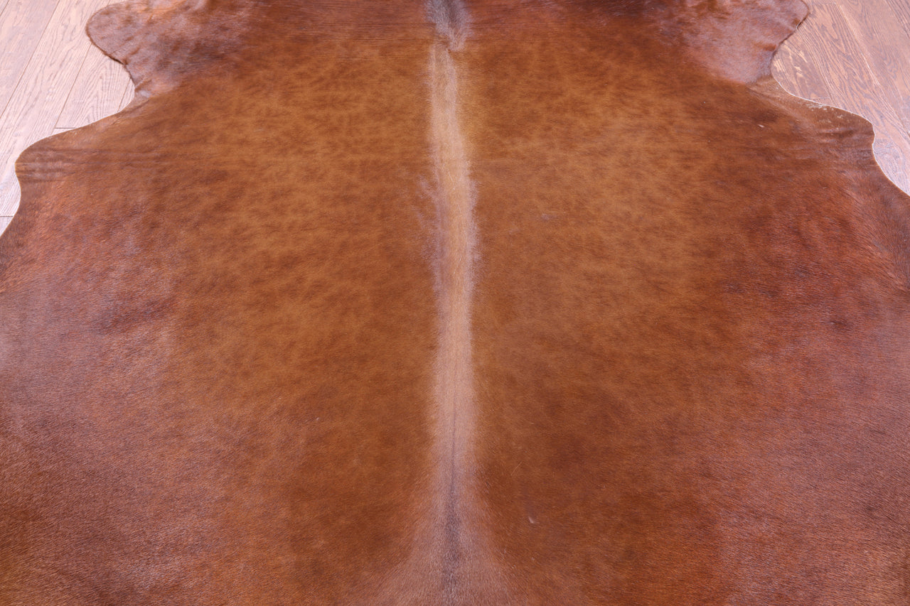 Brown Natural Cowhide Rug - XX-Large 8' 5"H x 7' 8"W