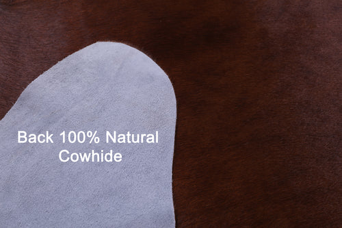 Brown Natural Cowhide Rug - XX-Large 8' 5