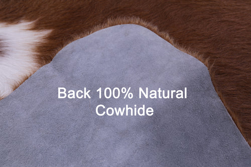 Brown Natural Cowhide Rug - XX-Large 8' 7