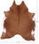 Brown Natural Cowhide Rug - XX-Large 8' 7"H x 7' 7"W